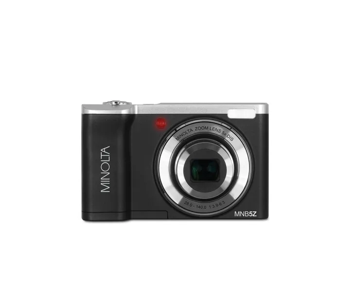 Minolta 56MP Dual Lens Point & Shoot Digital Camera With 5X Optical Zoom