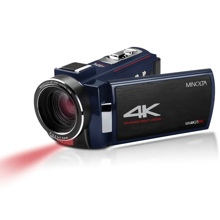 Minolta 4K Ultra HD IR Night Vision Camcorder