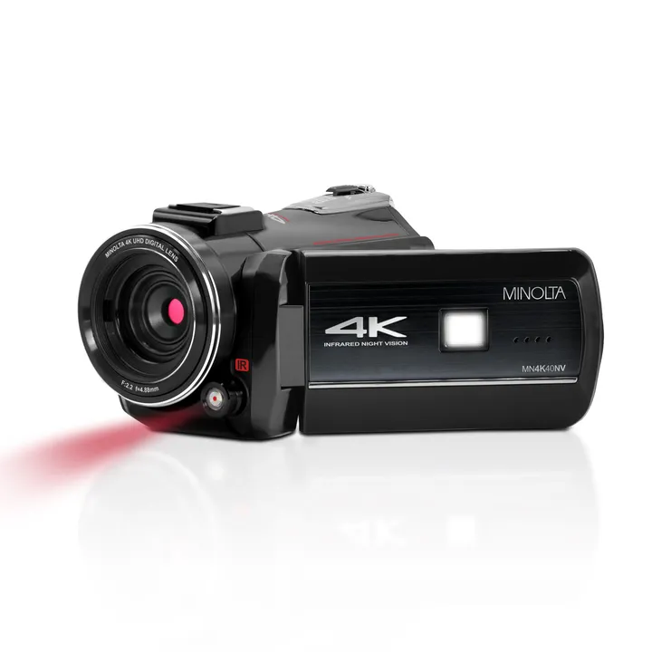 Minolta 4K Ultra HD / 30 MP Night Vision Camcorder