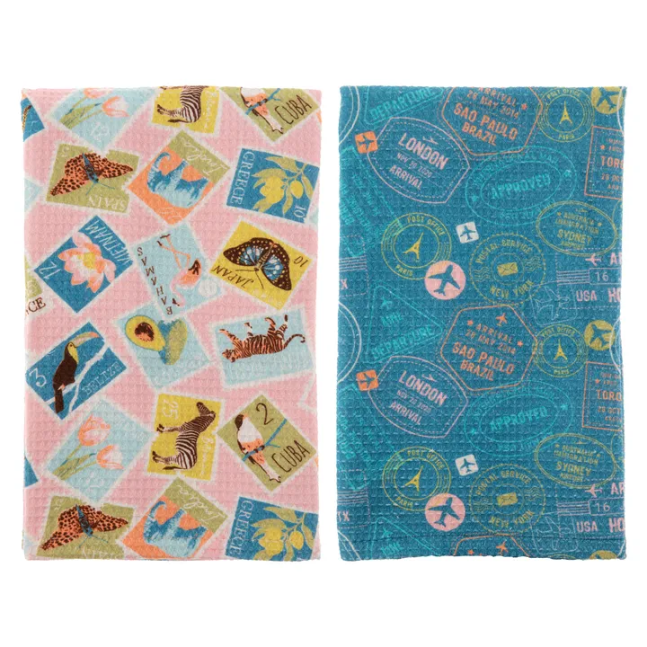 Karma Waffle Weave Tea Towels