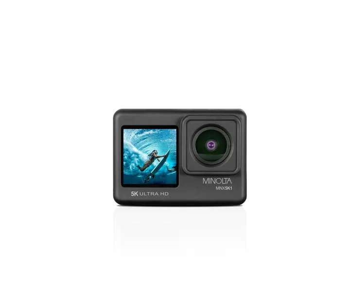 Minolta 5K Ultra HD Action Camcorder Kit With WiFi & Waterproof Housing