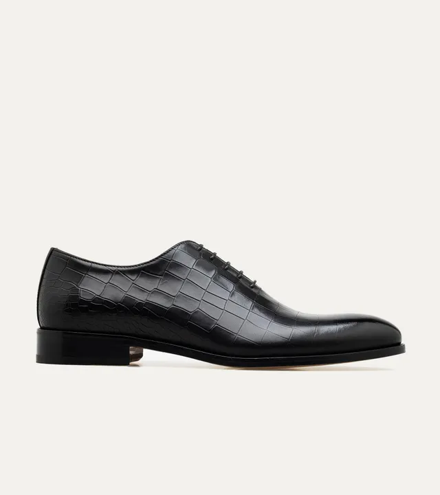 Ace Marks Wholecut Oxford Plain Toe - Width D