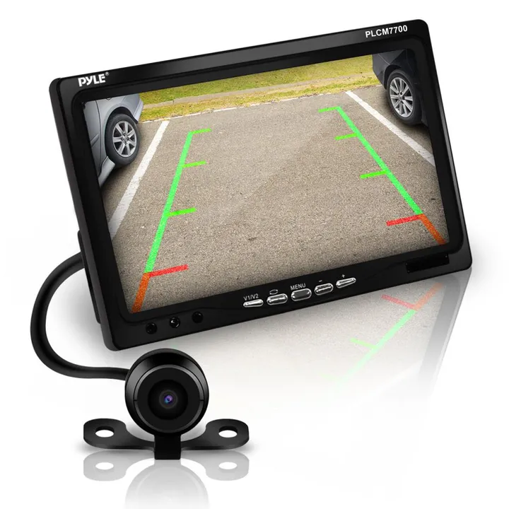 Pyle Car Backup Camera & Monitor Display Kit For Safer Driving