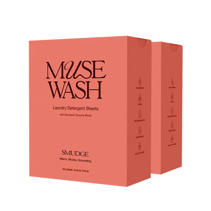 MUSEWASH Laundry Detergent Sheets — 50 Loads