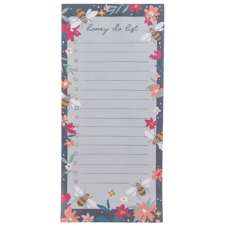 Karma Bee Long Magnetic Notepad