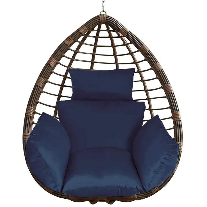 Gamba Beauty Egg Chair Cushion Hanging Basket With Headrest