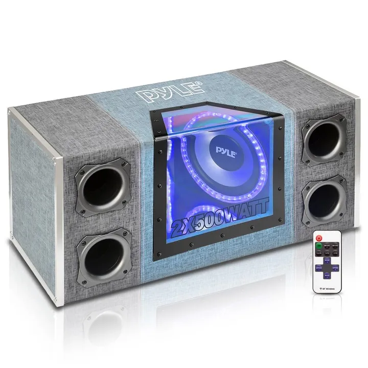 Pyle Dual Series Vented Subwoofer Enclosure for Car Audio