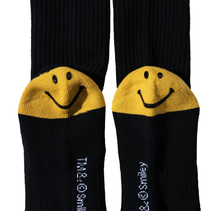 Market Smiley Heel Socks
