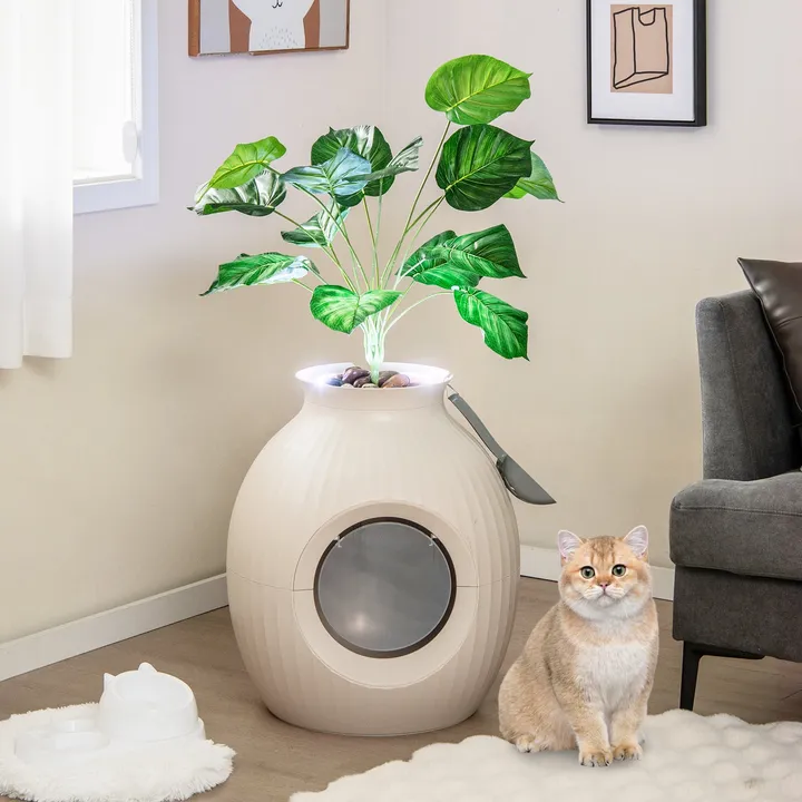 Gbruno Store Smart Plant Cat Litter Box
