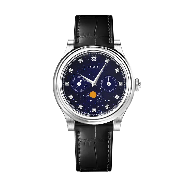 PASCAL  Navigator Diamond Moonphase Watch
