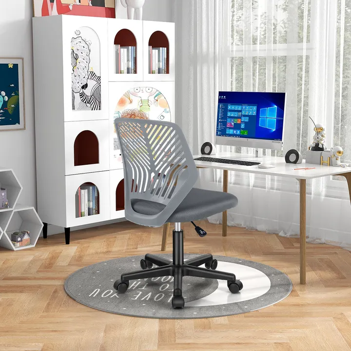 Gbruno Store Height-Adjustable Ergonomic Kids Desk Chair With Universal Casters