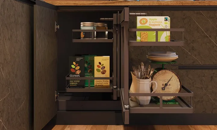 DEPOT E SHOP LLC Magic Corner Pull Out Cabinet