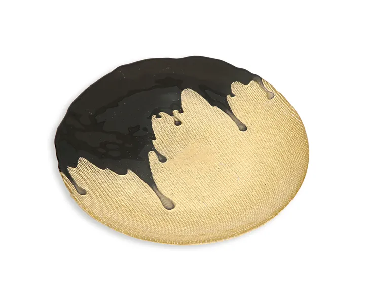 Classic Touch 11" Dinner Plates Dipped Design