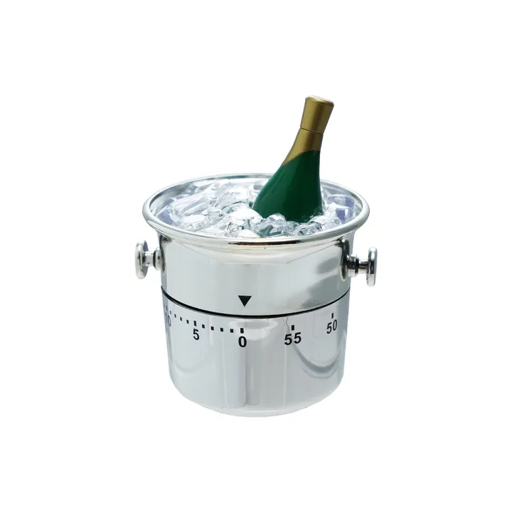 Storied Home Plastic Champagne On Ice Shaped 1 Hour Twist Timer