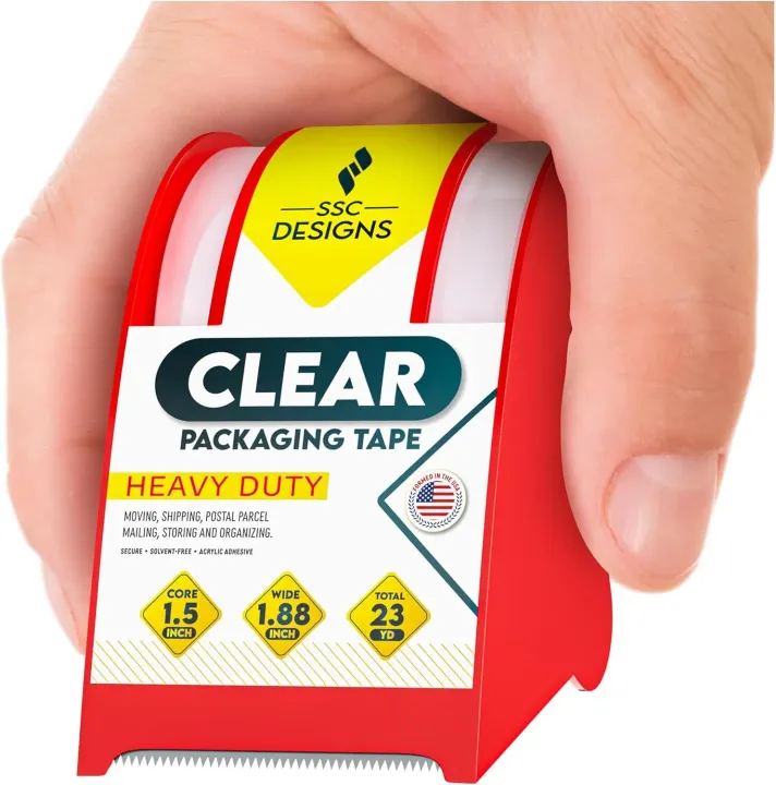 SSC Designs Packing Tape With Dispenser