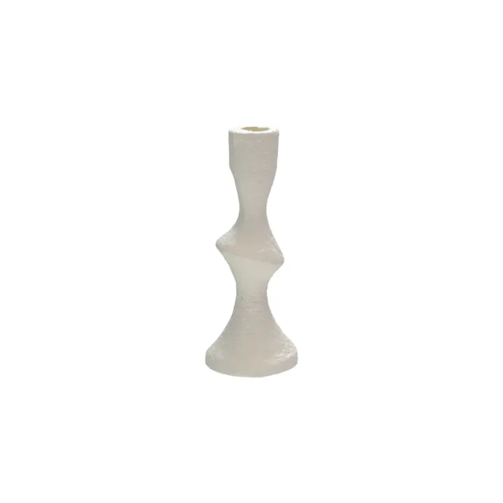 Storied Home Cast Iron Taper Holder, Volcano Finish