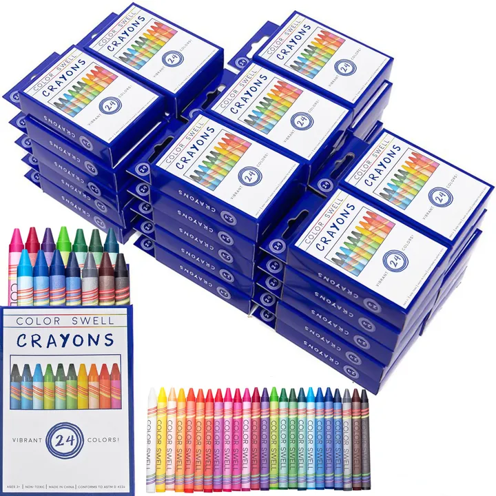 Color Swell Crayons Vibrant Colors