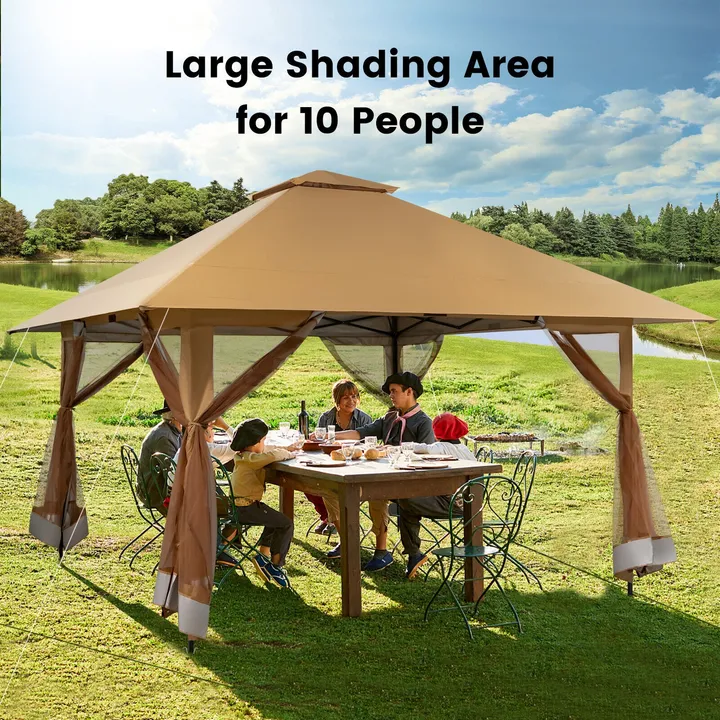 Directdeals Pop-Up Instant Canopy Tent With Mesh Sidewall