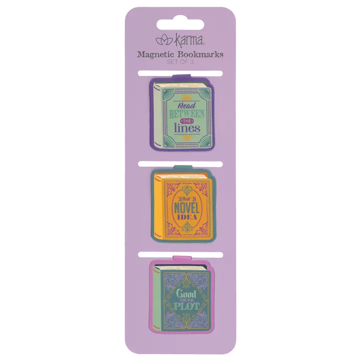 Karma Books Magnetic Bookmarks
