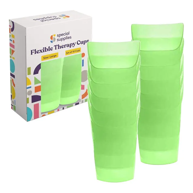 Special Supplies Large Flexible Drinking Cups With Nose Mold Cutout
