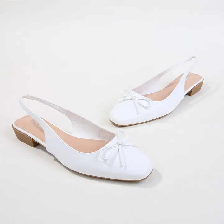 Berness Natasha Dainty Bow Slingback Flats