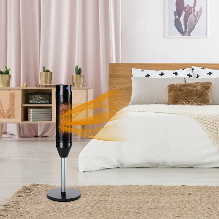 Directdeals 1500W Portable Pedestal Heater w/ Timer Remote Control