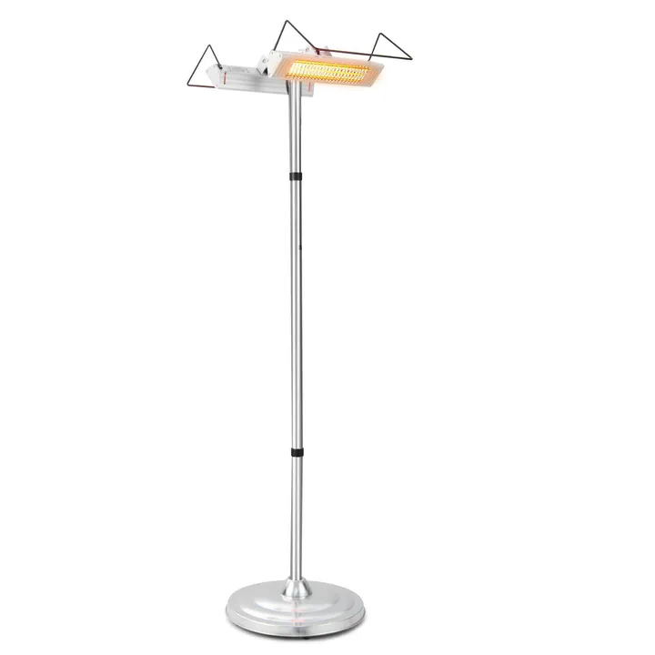 Directdeals 1500W Standing Electric Heater with Double-sided Heating