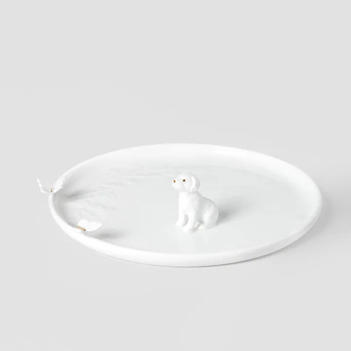 Rader Porcelain Stories Decorative Plate - Puppy