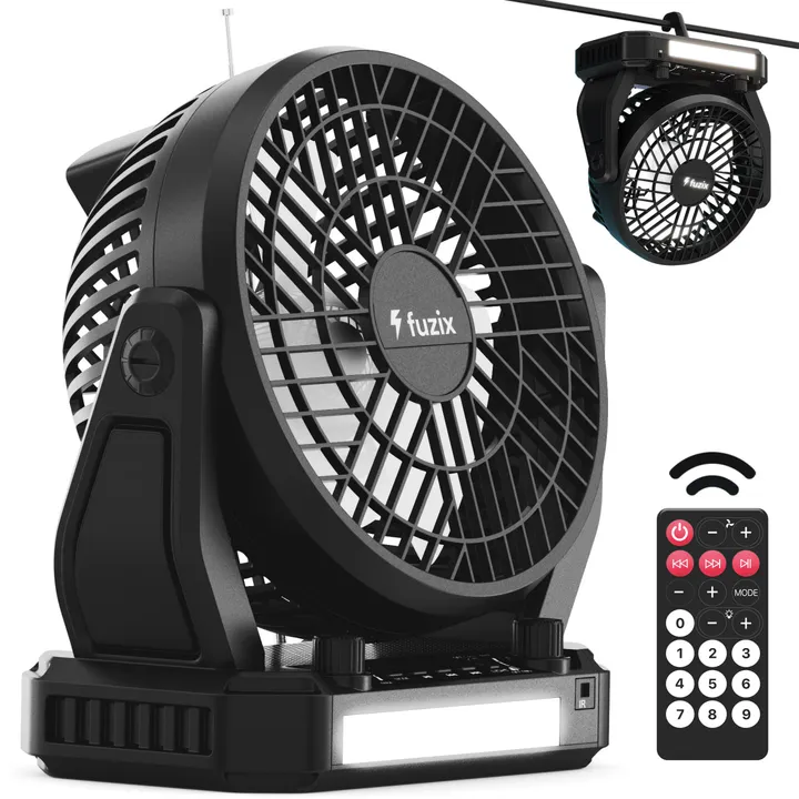 fuzix Aero Solar Fan Speaker