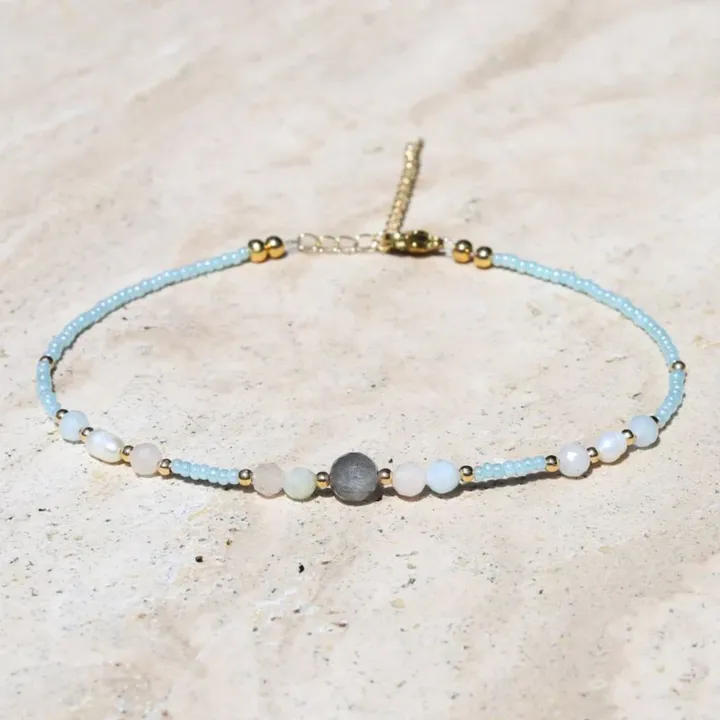 Lovepray Jewelry Morganite Anklet