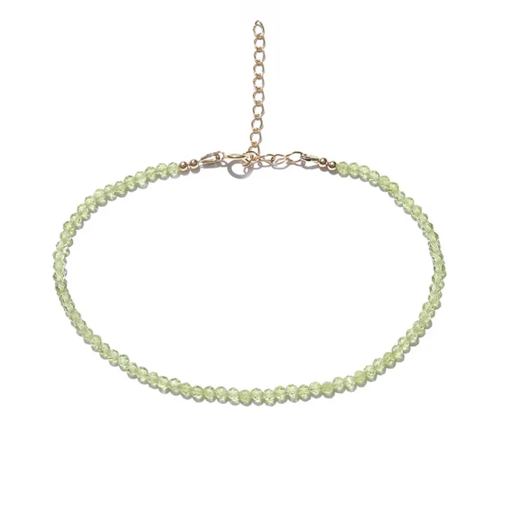 Lovepray Jewelry Peridot Delicate Anklet