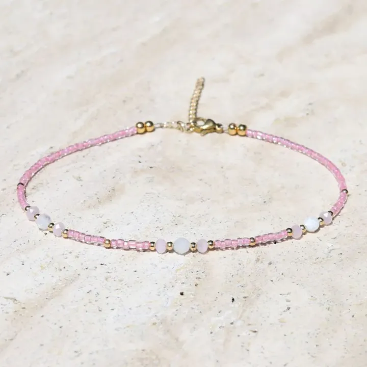 Lovepray Jewelry Moonstone Anklet