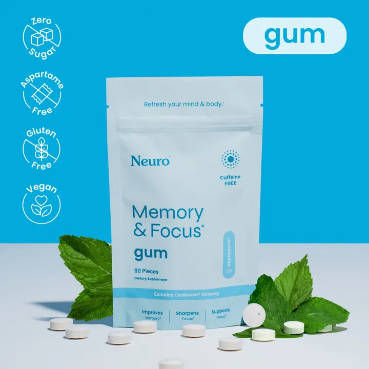NeuroGum Memory & Focus™ Gum