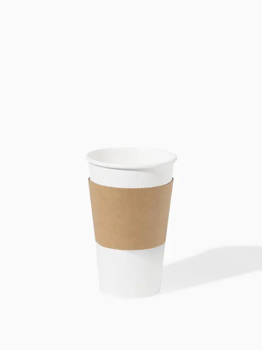 TOSSWARE Go Paper Cup Sleeves - Bulk - Kraft Sleeve