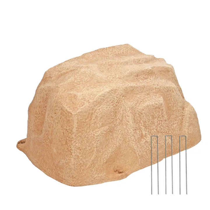 Sunnydaze Sunnydaze Polyresin Landscape Rock Cover With Stakes
