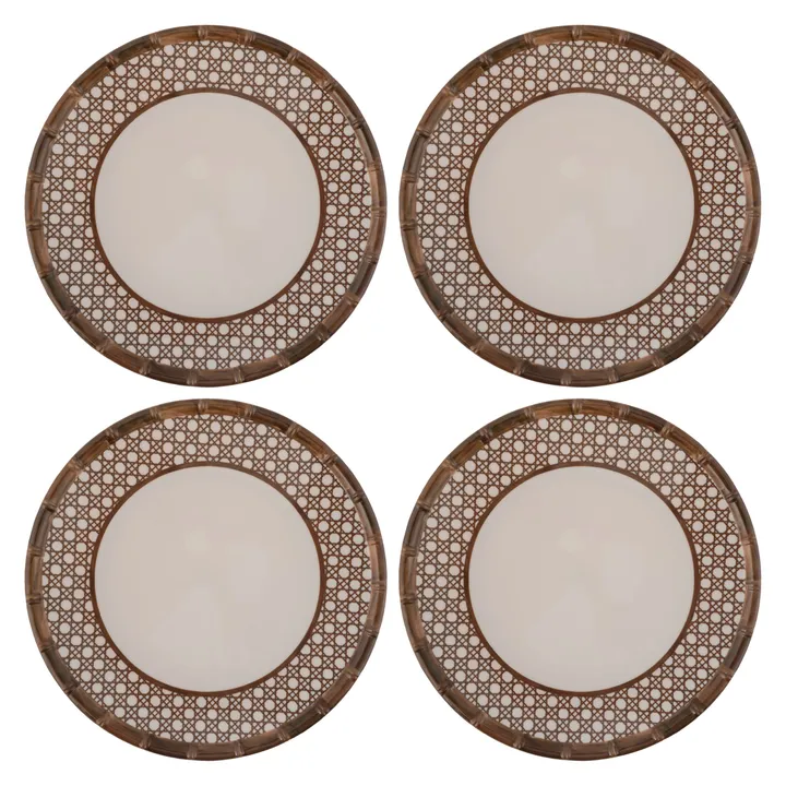 Karma Bamboo Melamine Dinner Plates