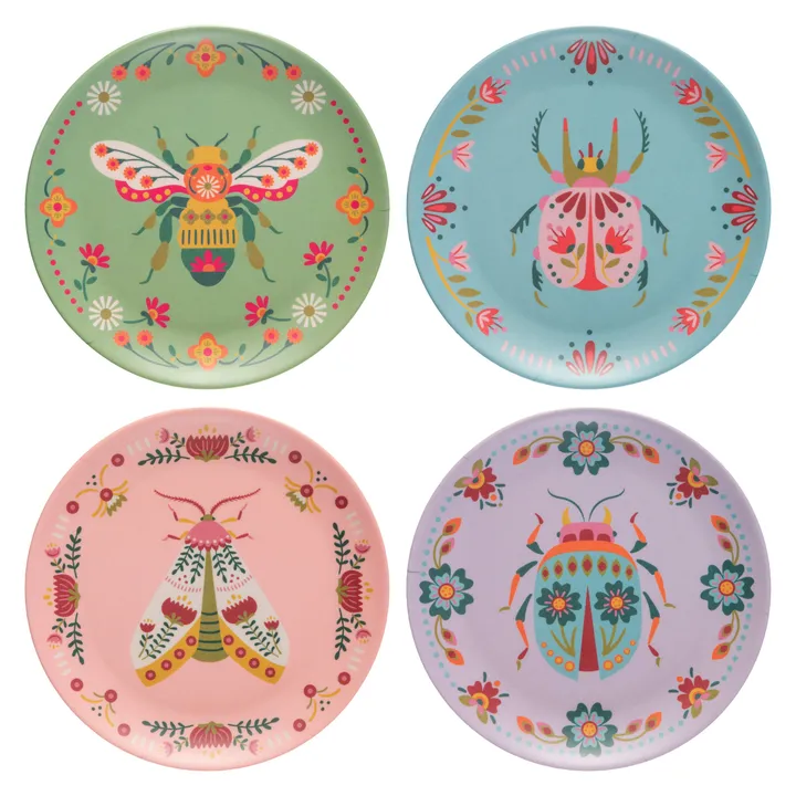 Karma Bugs Melamine Plates