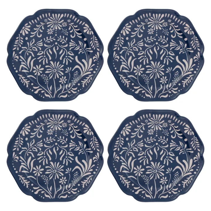 Karma Mykonos Melamine Dinner Plates