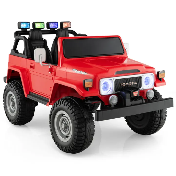 Gbruno Store 12V 2-Seat Licensed Kids Ride On Toyota FJ40 With 2.4G Remote Control