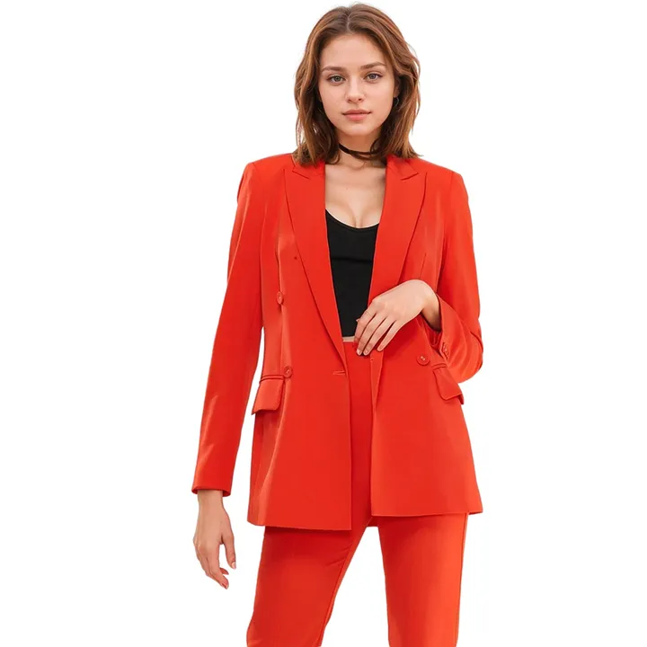 Shop at Konus Women's Double Breasted Blazer