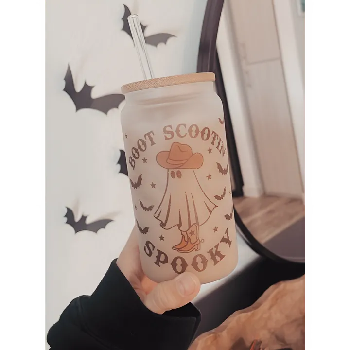 a & b crafts co. Boot Scootin Spooky Tumbler