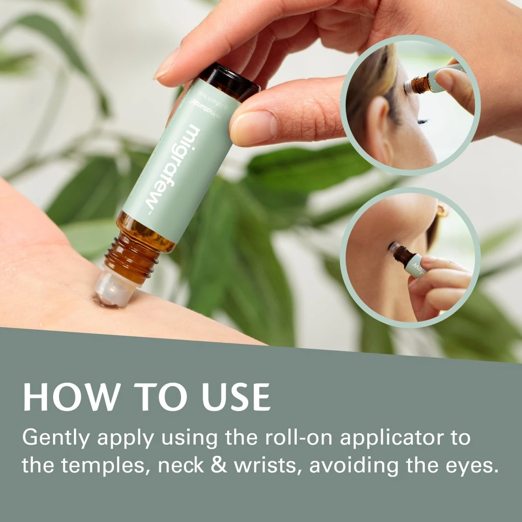M3 Naturals MigraFew Aromatherapy Migraine Roll On