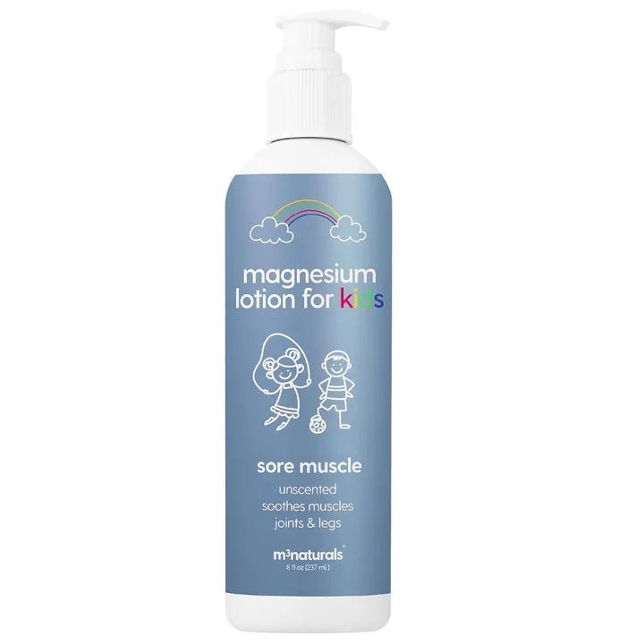 M3 Naturals Sore Muscle Magnesium Lotion For Kids