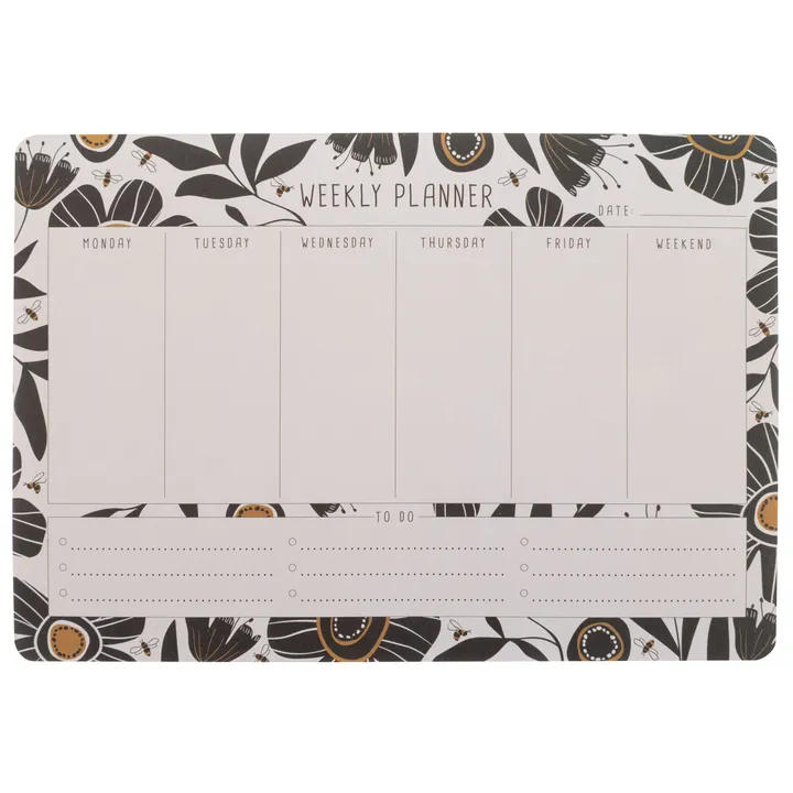 Karma Bee Weekly Desk Pads