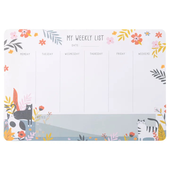 Karma Cat Weekly Desk Pads