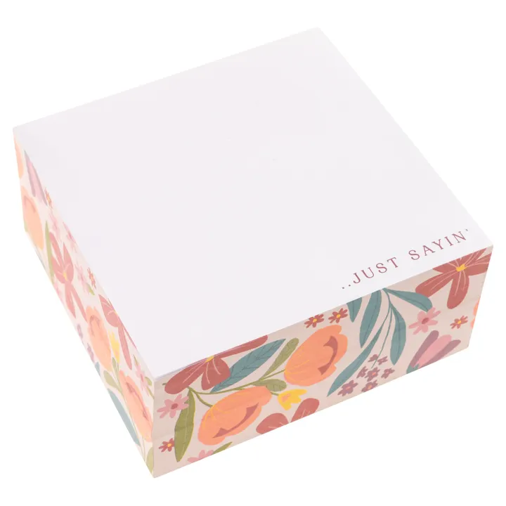 Karma Floral Block Note Pad