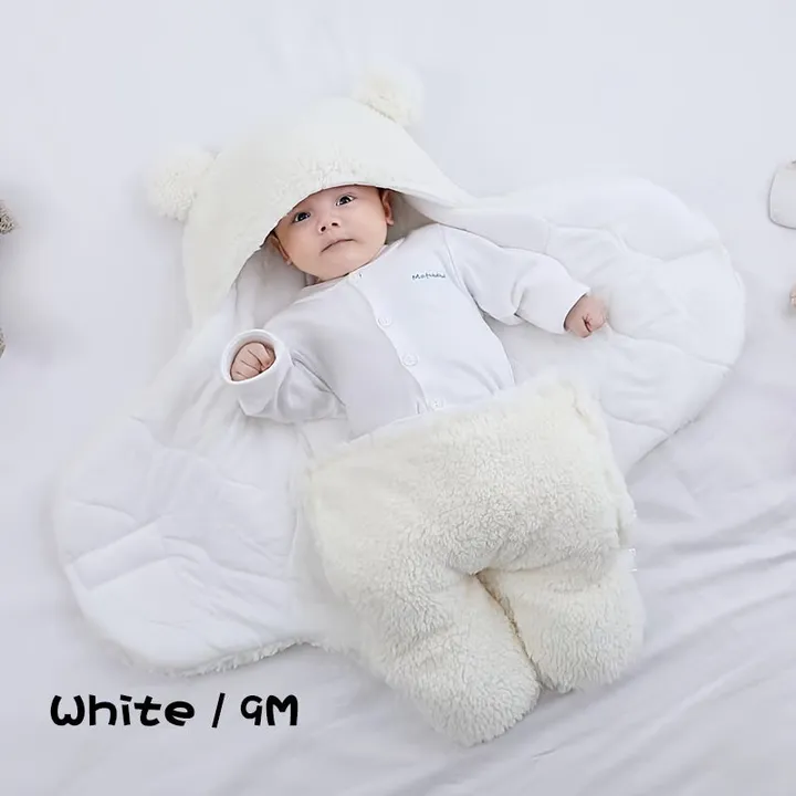 GBH - Shop Winter Baby Sleeping Bag Bear Nap Printed With Removable Pillow