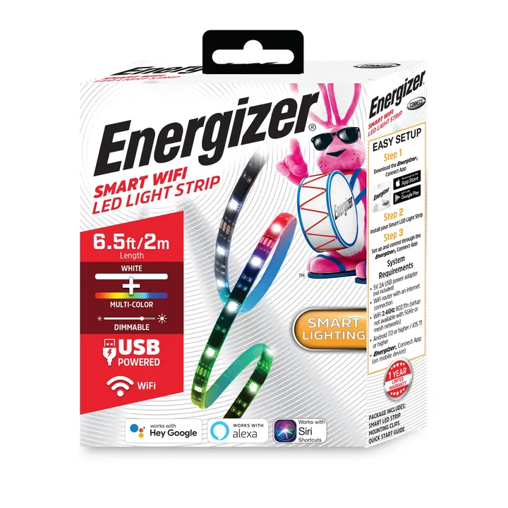 energizer connect Smart Wifi 6.5 ft LED Light Strip