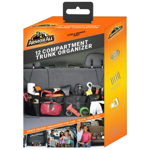Armor all Collapsible Car Trunk Organizer with Cooler