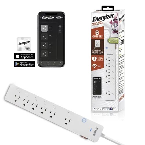 energizer connect Smart 6 Outlet Power Strip Surge Protector